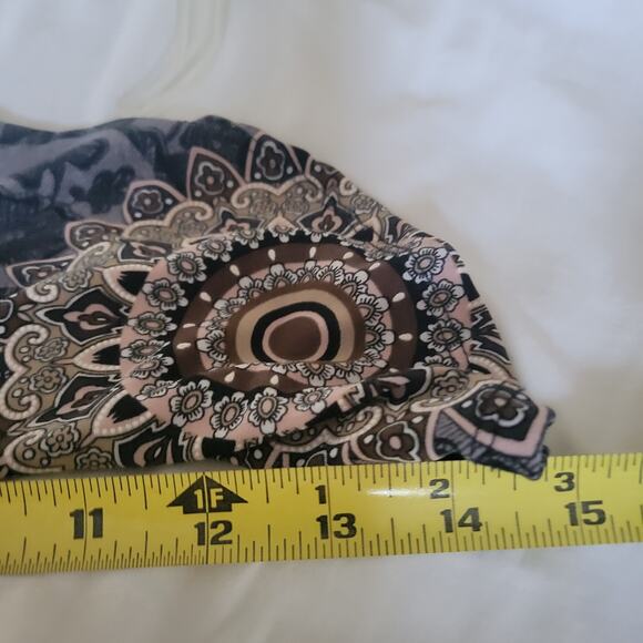 AMANA Long Sleeve Blouse Size X-Large Geometric Design Colorful - Picture 8 of 8